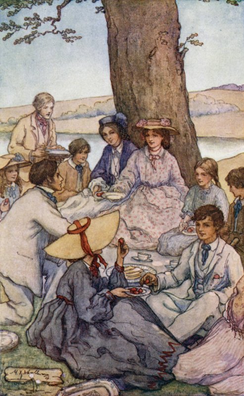 رسم توضيحي للمرأة الصغيرة بواسطة Mary V. Wheelhouse