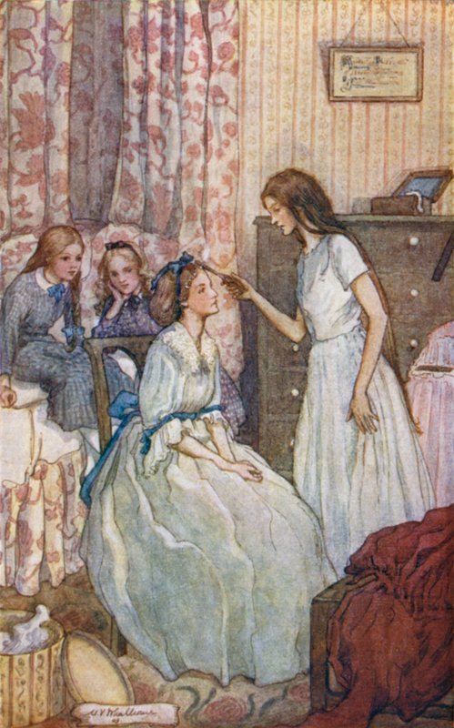 رسم توضيحي للمرأة الصغيرة بواسطة Mary V. Wheelhouse