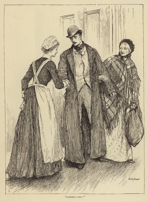 رسم توضيحي لقصة ممرضة ، بقلم هونور مورتن بواسطة Mary L. Gow