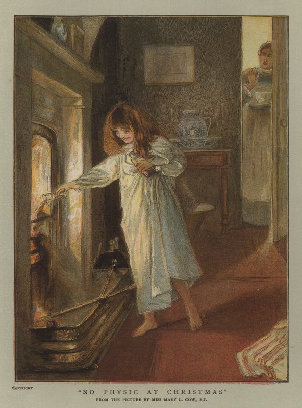 لا يوجد فيزياء في عيد الميلاد (chromolitho) بواسطة Mary L. Gow