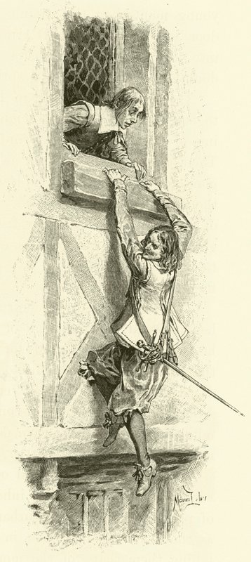 Illustration for The Three Musketeers (engraving) بواسطة موريس ليلوار