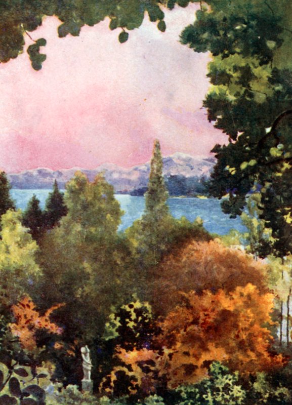 بحيرة كونستانس من Schloss Mainau بواسطة ميما نيكسون