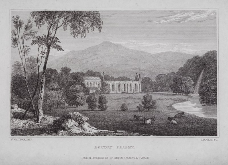 Bolton Priory (engraving) بواسطة ناثانيال (بعد) ويتوك