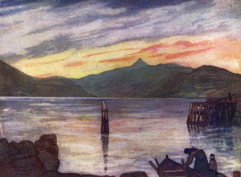 النرويج: Sundalsfjord (لون ليثو) بواسطة نيكو جونجمان
