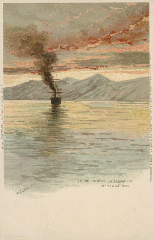 رحلة فرو نانسن ، أغسطس 1896 بواسطة المدرسة النرويجية