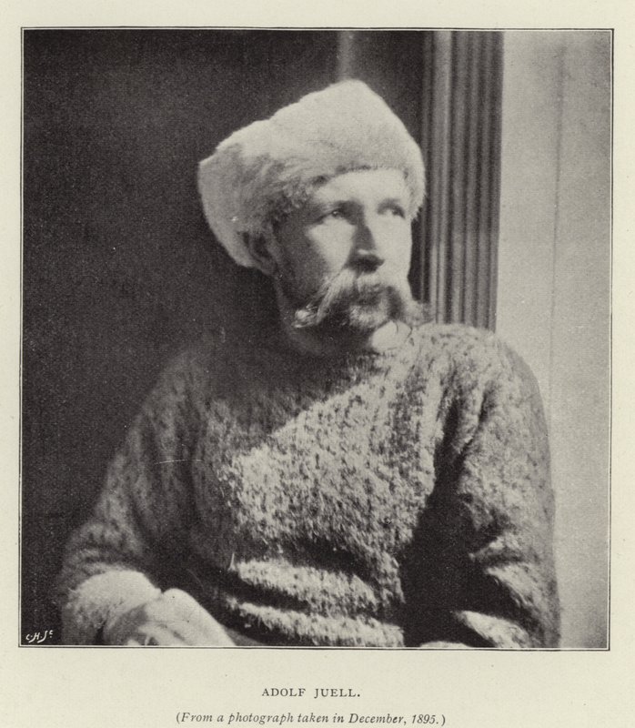 Adolf Juell (b/w photo) بواسطة مصور نرويجي