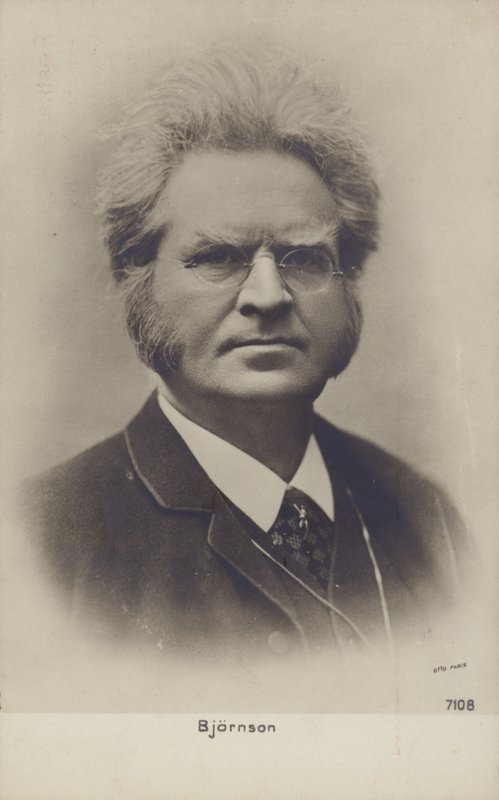 Bjornstjerne Bjornson (1832-1910) ، كاتب نرويجي حائز على جائزة نوبل بواسطة مصور نرويجي