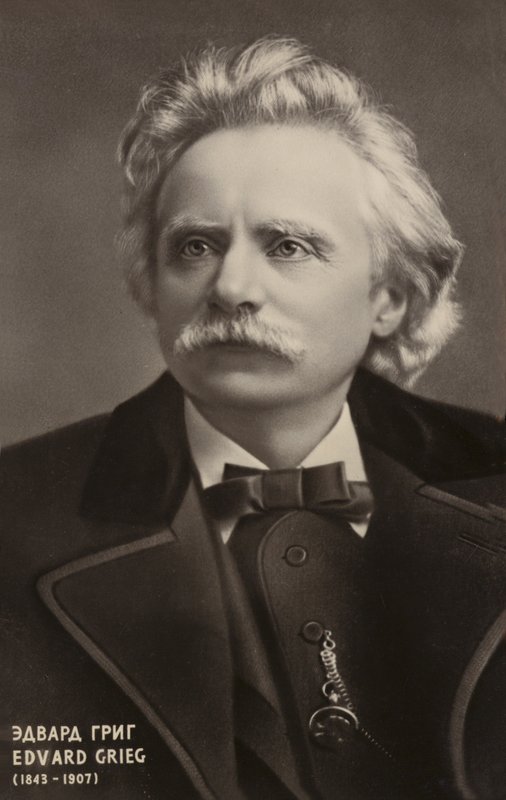 إدوارد جريج ، ملحن وعازف بيانو نرويجي (1843-1907) بواسطة مصور نرويجي