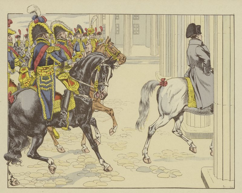 دخول نابليون برلين ، 27 أكتوبر 1806 بواسطة وظيفة Onfray de Breville