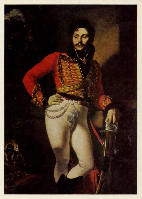 صورة يفغراف دافيدوف ، 1809 بواسطة أوريست أداموفيتش كيبرينسكي