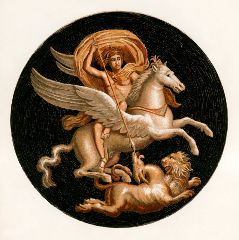 قتل Bellerophon الوهم بواسطة P. Sellier