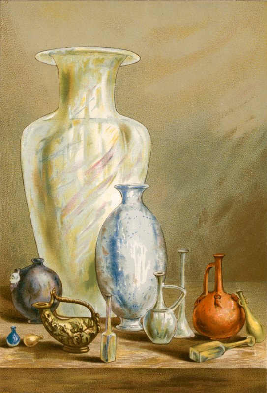 المزهريات (الزجاج والفخار) بواسطة P. Sellier