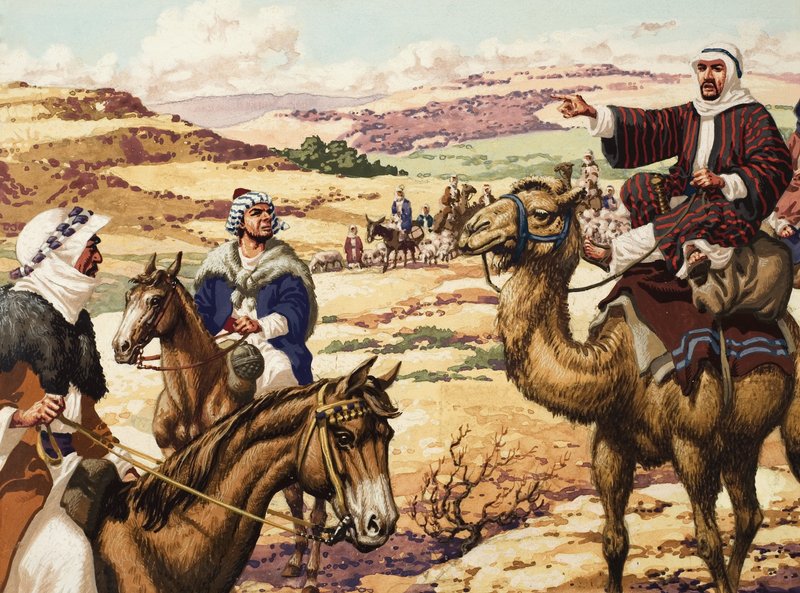 المشهد التوراتي بواسطة بات (1907-95) نيكول