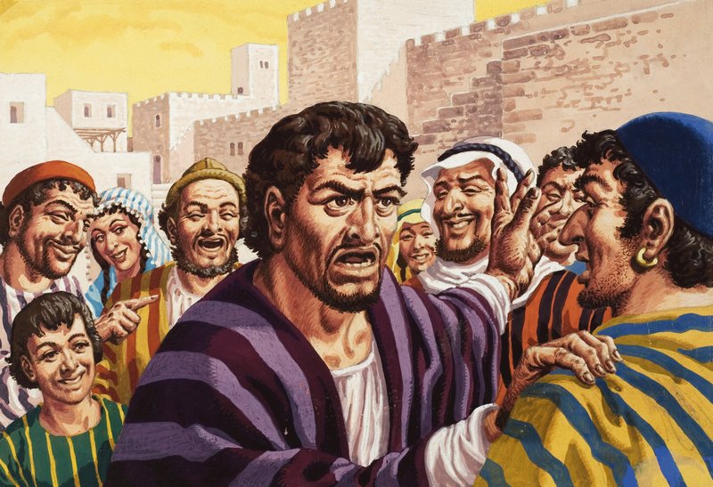 المشهد التوراتي بواسطة بات (1907-95) نيكول
