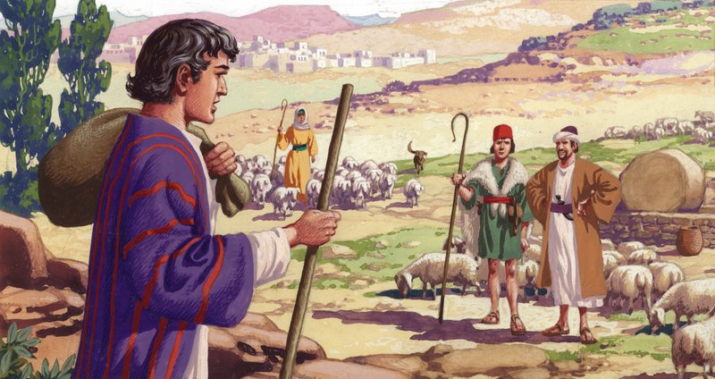 جوزيف (غواش على ورق) بواسطة بات (1907-95) نيكول