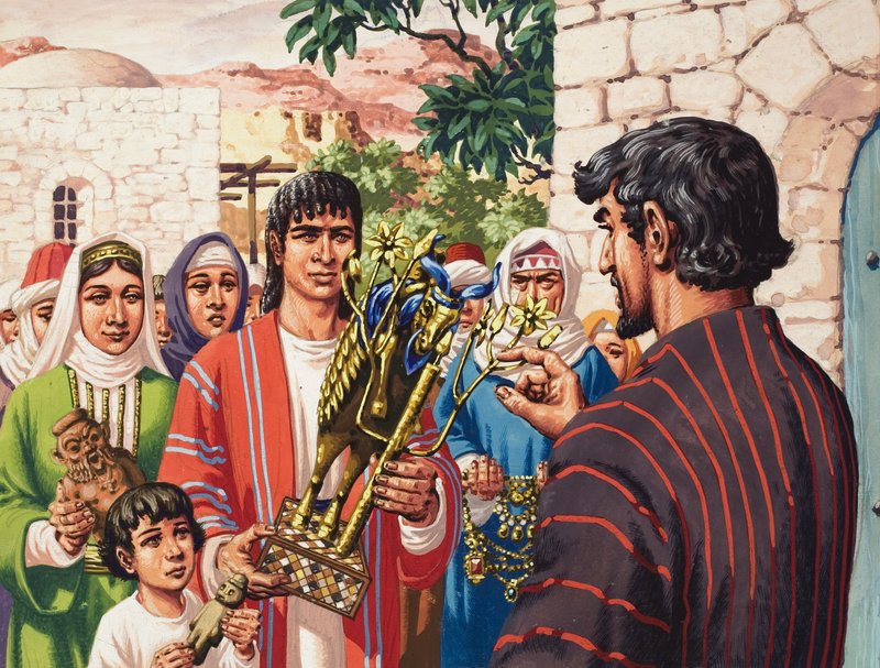 قصة يعقوب (غواش على ورق) بواسطة بات (1907-95) نيكول