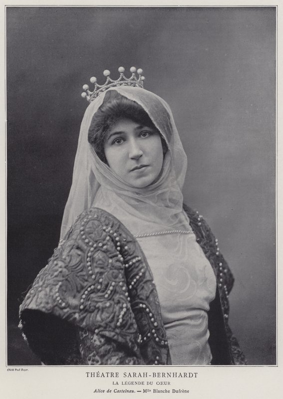 Blanche Dufrene مثل Alice de Castelnau في La Legende du Coeur بواسطة بول بوير