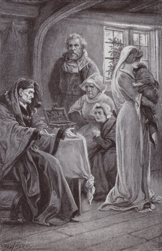 رسم توضيحي لـ The Cloister and The Hearth بقلم تشارلز ريد بواسطة بول هاردي