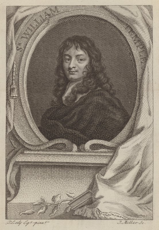 Sir William Temple, English diplomat and writer (engraving) بواسطة بيتر (بعد) ليلي