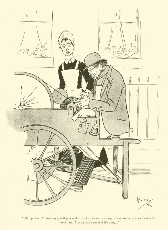 Cartoon by Phil May, from the 1890s (litho) بواسطة فيل ماي