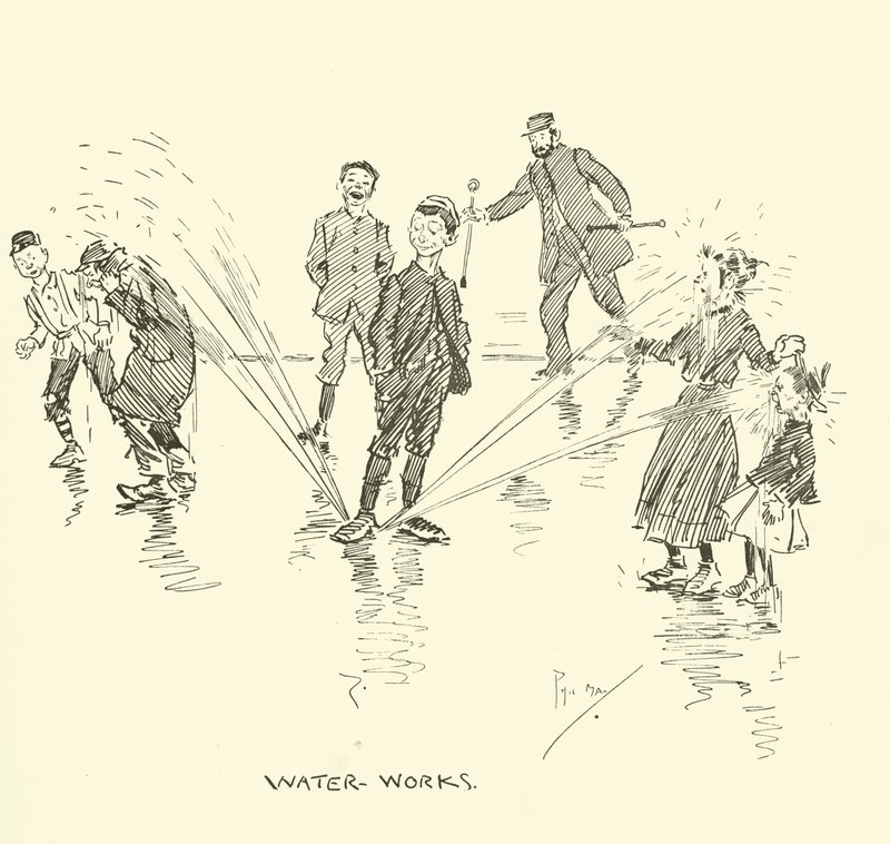 رسم توضيحي لـ Phil Mays Gutter-Snipes بواسطة فيل ماي