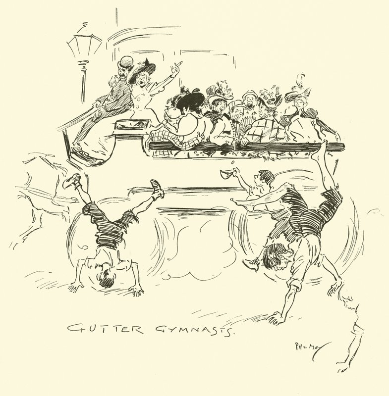 رسم توضيحي لـ Phil Mays Gutter-Snipes بواسطة فيل ماي