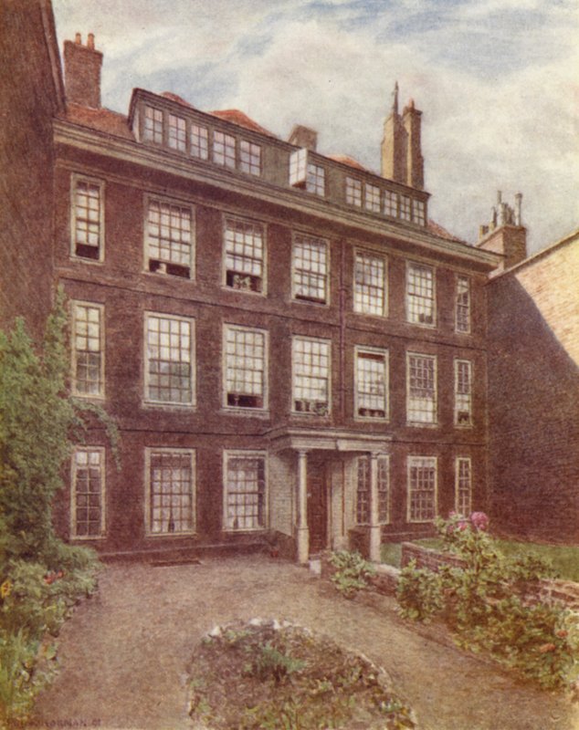 No 10 Nevills Court، Fetter Lane، 1891 بواسطة فيليب نورمان