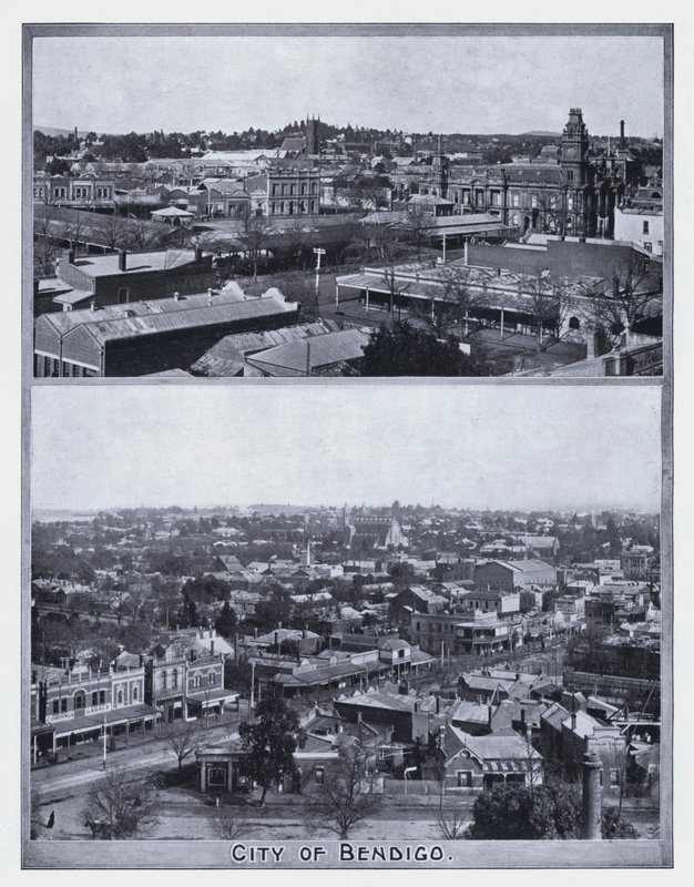 City of Bendigo (b/w photo) بواسطة مصور فوتوغرافي استرالي