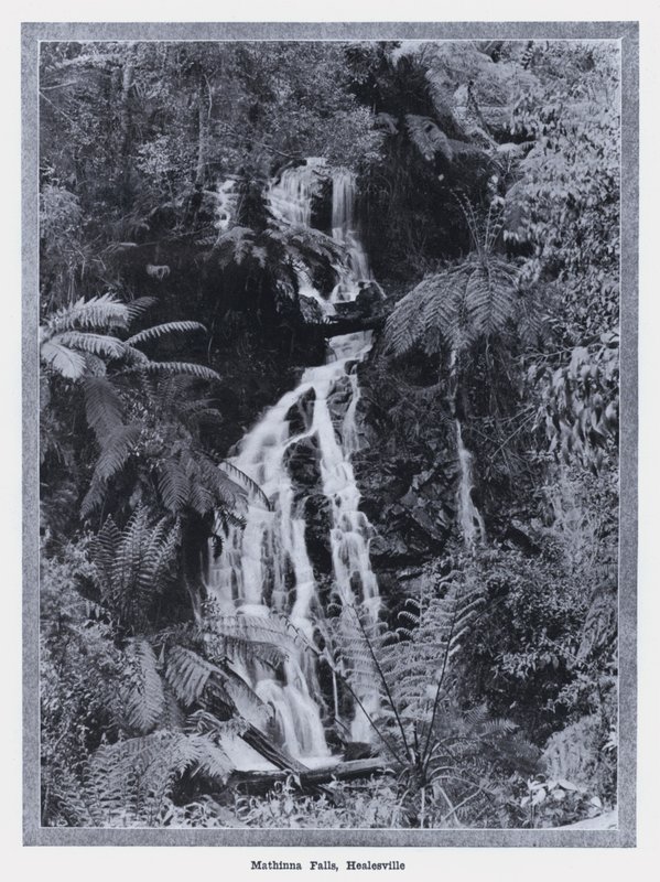 ماثينا فولز ، هيلسفيل (b / w photo) بواسطة مصور فوتوغرافي استرالي