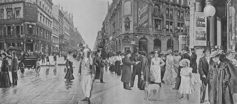 Friedrichstrasse, An Der Passage (b/w photo) بواسطة مصور فوتوغرافي ألماني