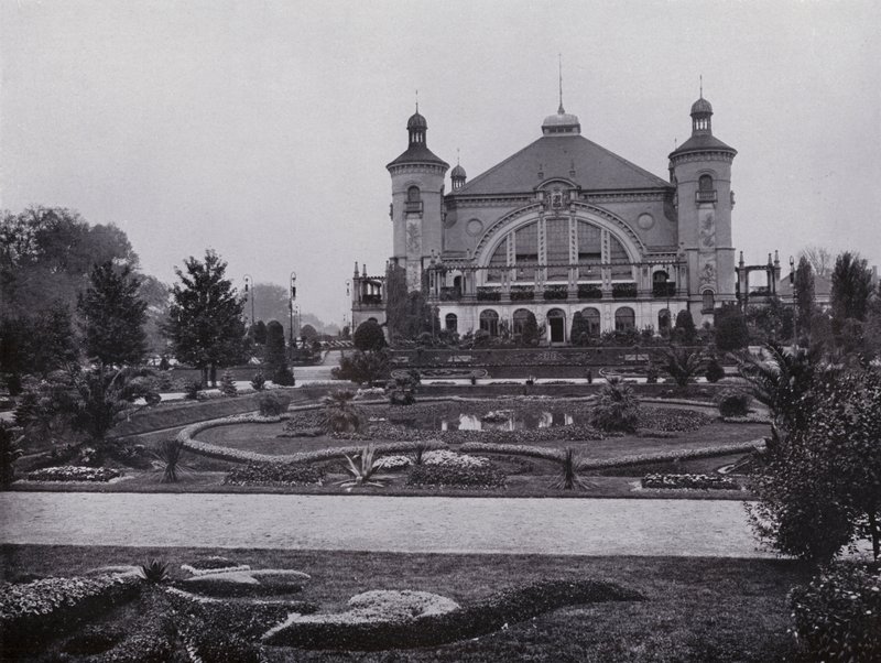 لايبزيغ: Palmengarten (صورة b / w) بواسطة مصور فوتوغرافي ألماني