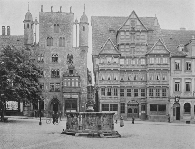 Marktplatz mit Tempelherrenhaus and Wedekind