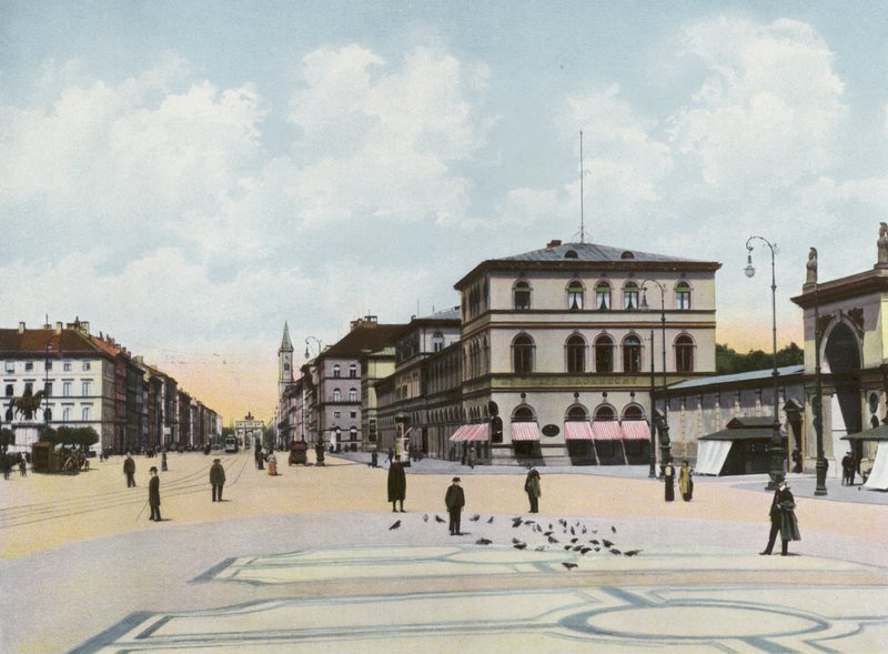 ميونيخ / ميونيخ: Odeonsplatz U Ludwigstrasse (صورة) بواسطة مصور فوتوغرافي ألماني