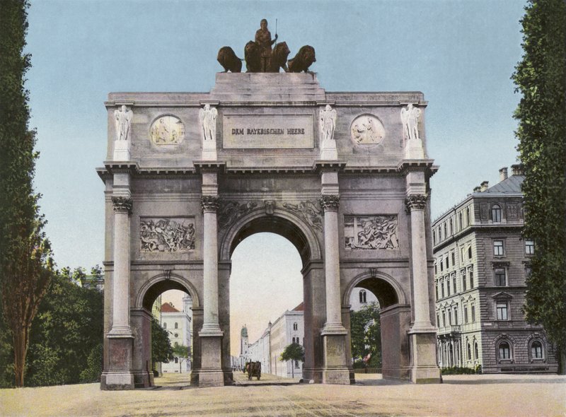 ميونخ / ميونخ: Siegestor (صورة) بواسطة مصور فوتوغرافي ألماني