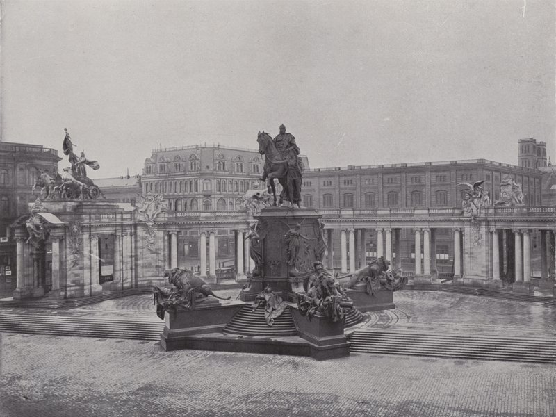Nationaldenkmal Kaiser Wilhelm I (b / w photo) بواسطة مصور فوتوغرافي ألماني
