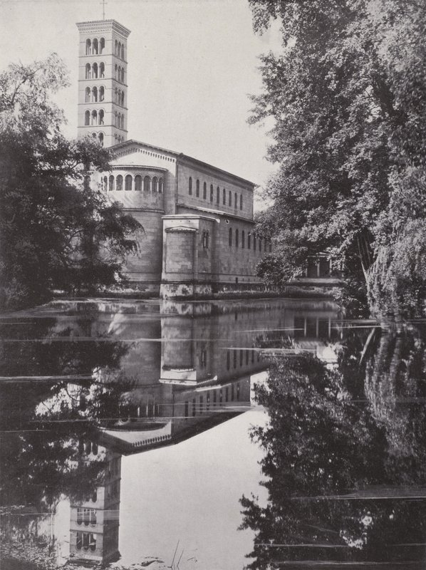 بوتسدام ، Friedenskirche (صورة b / w) بواسطة مصور فوتوغرافي ألماني