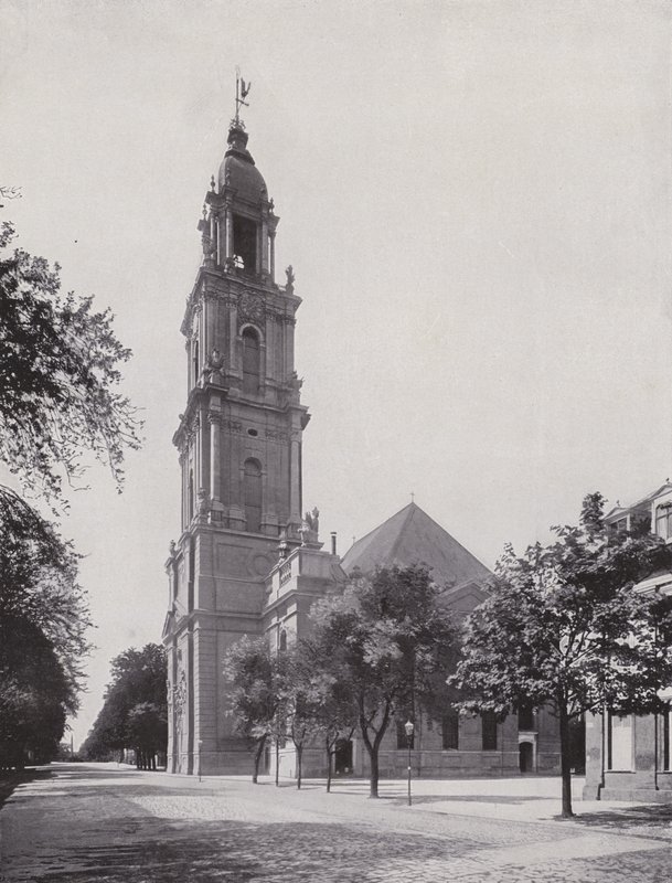 بوتسدام ، Garnisonkirche (صورة b / w) بواسطة مصور فوتوغرافي ألماني