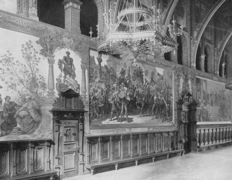Rathaussaal, Sudseite (b/w photo) بواسطة مصور فوتوغرافي ألماني