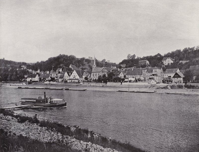 Wehlen (b / w photo) بواسطة مصور فوتوغرافي ألماني