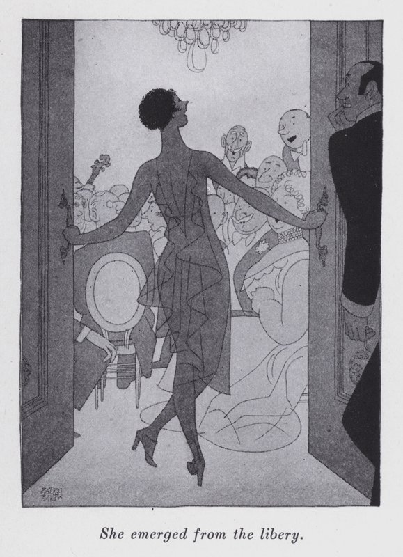 رسم توضيحي لـ "But Gentlemen Marry Brunettes" لأنيتا لوس (ليتو) بواسطة رالف بارتون
