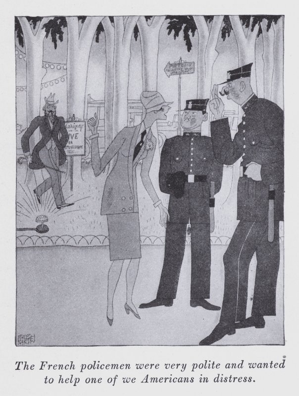 رسم توضيحي لـ "But Gentlemen Marry Brunettes" لأنيتا لوس (ليتو) بواسطة رالف بارتون