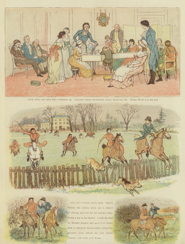 عيد ميلاد السيد كارليون (chromolitho) بواسطة راندولف كالديكوت