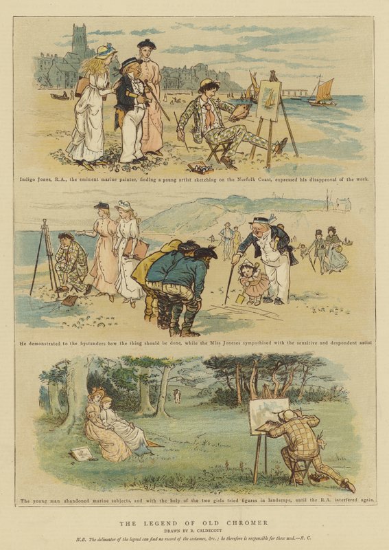 أسطورة كرومر القديمة (chromolitho) بواسطة راندولف كالديكوت