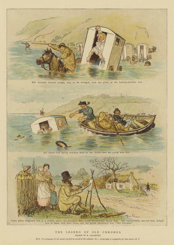أسطورة كرومر القديمة (chromolitho) بواسطة راندولف كالديكوت