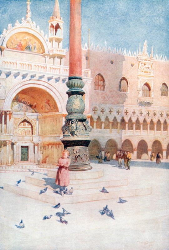 ظل الكامبانيل (طباعة حجرية ملونة) بواسطة ريجينالد بارات