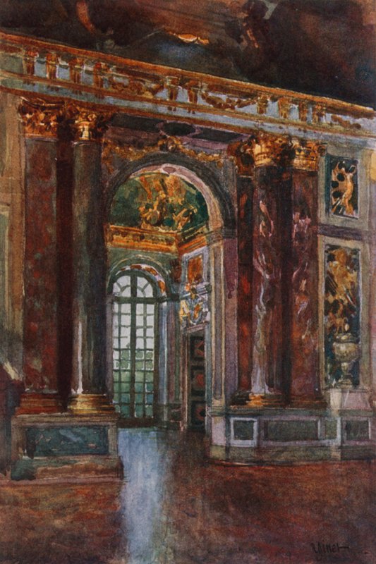 الممر في Galerie des Glaces ، فرساي بواسطة رينيه بينيه