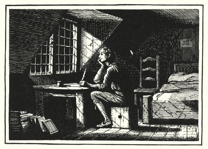 هانز كريستيان أندرسن: The Goblin and The Huckster (litho) بواسطة ريكس (بعد) ويسلر