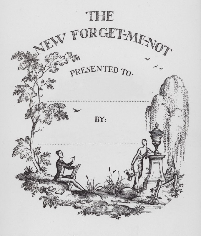 The New Forget-Me-Not ... مقدم إلى ... بواسطة (litho) بواسطة ريكس (بعد) ويسلر