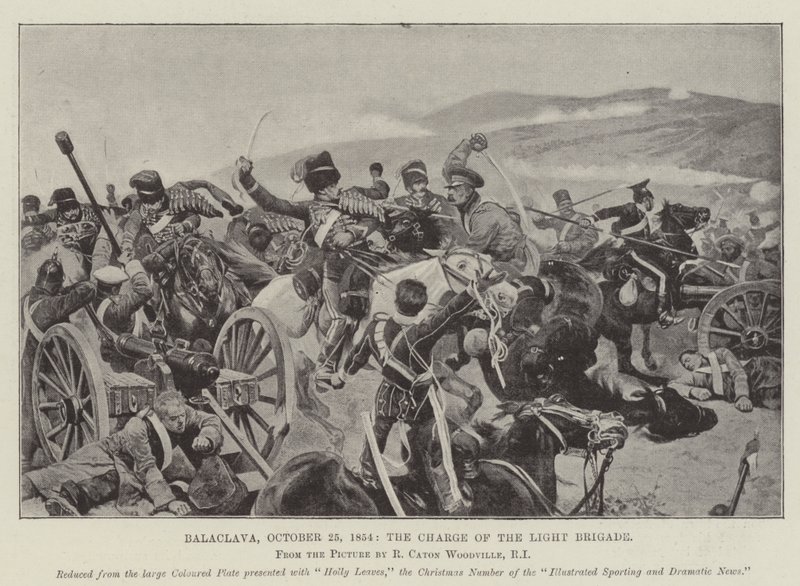بالاكلافا ، 25 أكتوبر 1854 ، تهمة اللواء الخفيف بواسطة ريتشارد كاتون وودفيل جونيور