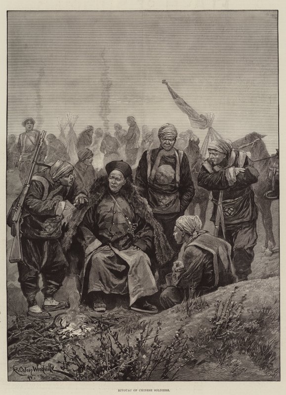 Bivouac من الجنود الصينيين بواسطة ريتشارد كاتون وودفيل جونيور